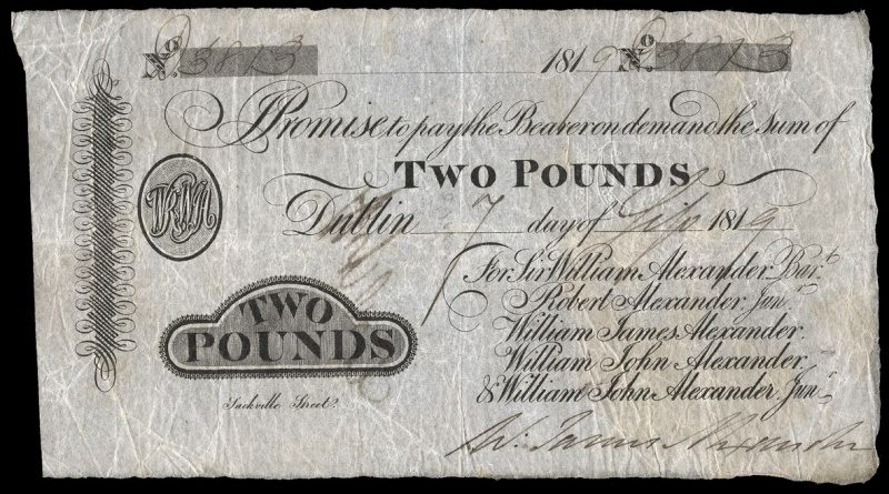 William Alexander & Co. 2 Pounds 7th Feb. 1819.jpg