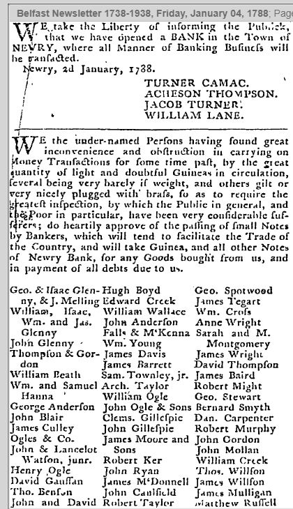 Newry Bank  1788 Belfast Newsletter.JPG