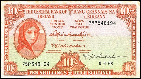 Lavery 10 Shillings 6th June 1968.jpg