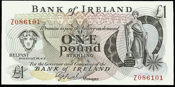 Bank of Ireland £1 Replacement ca.1983 O'Neill.jpg