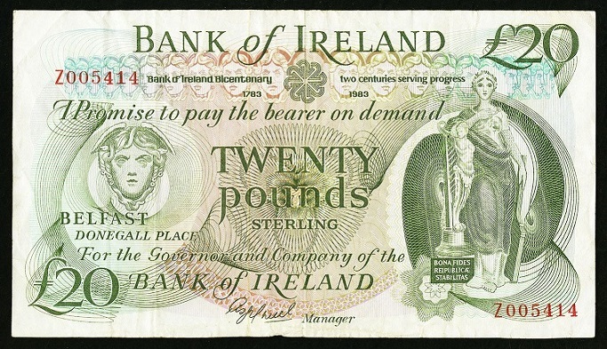 Bank of Ireland 20 Pounds Bicent. Rep. 1983 O'Neill.jpg