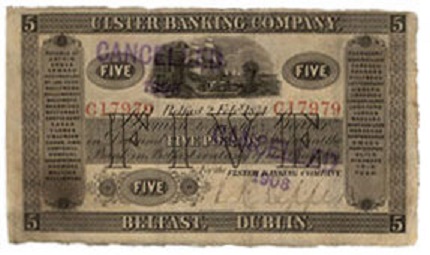 Ulster Bank 5 Pounds 2nd Feb.1874 F.R. Lepper.jpg