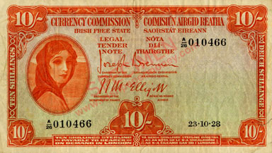10 shillings 1928