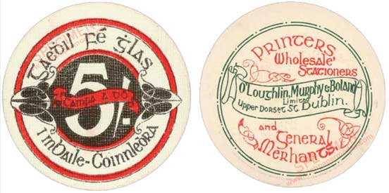 Ballykinlar Internment Camp Tokens 1919-1921