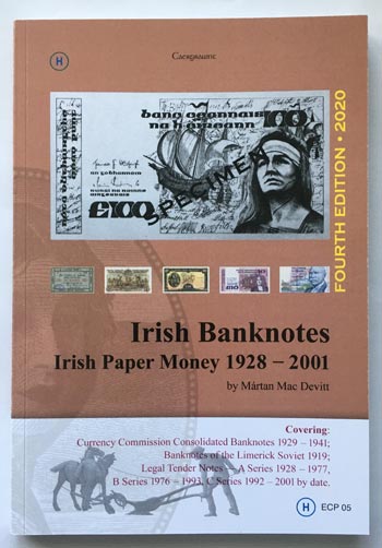 Irish Banknotes book 2020