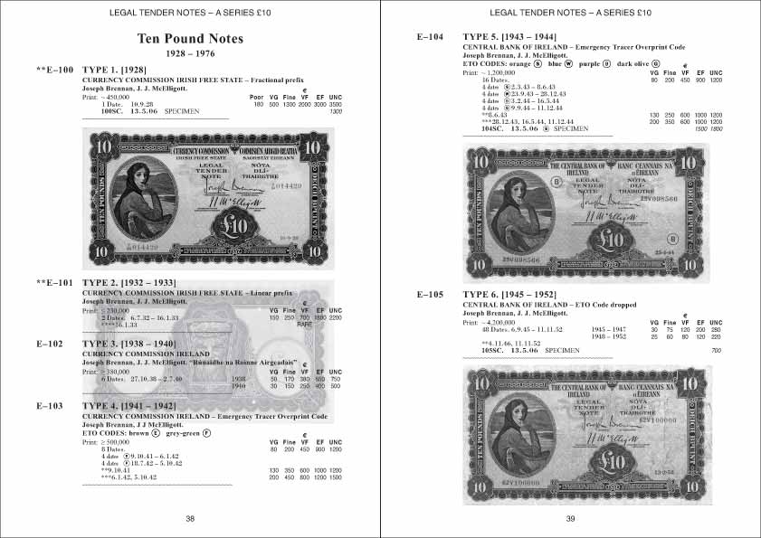 irish paper money catalog
