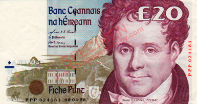 Twenty Pounds 1999 PPP Replacement note