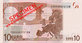 Ireland 10 Euro reverse