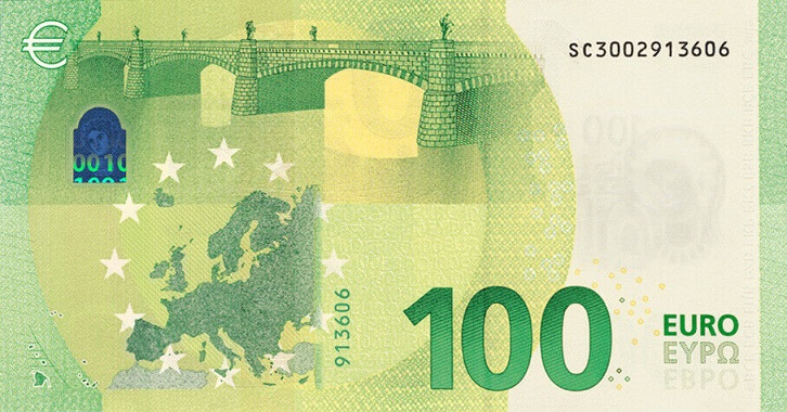 Europa Series 100 Euro Italy ca. 2019 Draghi Reverse.jpg