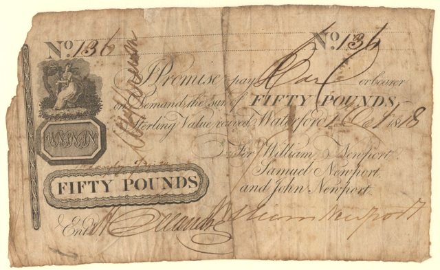 William Newport & Co. 50 Pounds 1st Oct.1818.jpg