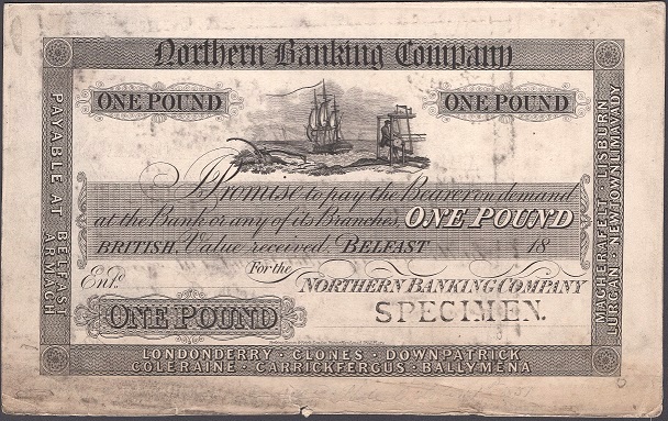 Northern Banking Company  1 Pound Specimen 1st October 1851.JPG