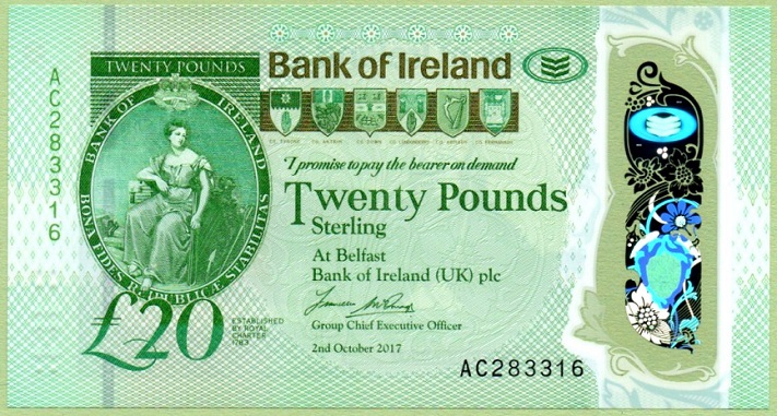 Bank of Ireland 20 Pounds 2nd October 2017 Francesca McDonagh.jpg