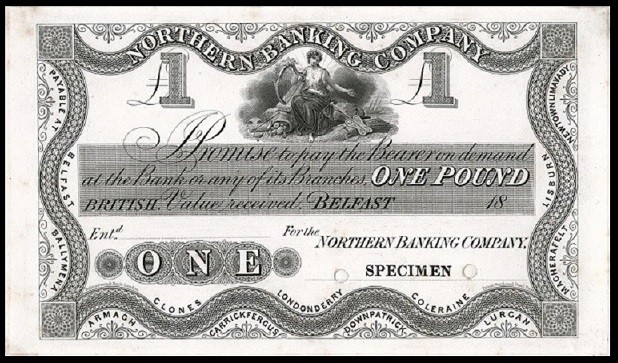 Northern Banking Company 1 Pound Proof ca 1851.jpg