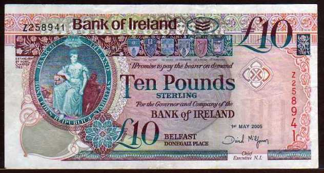Bank of Ireland 10 Pounds Replacement 1st May 2005 McGowan.jpg