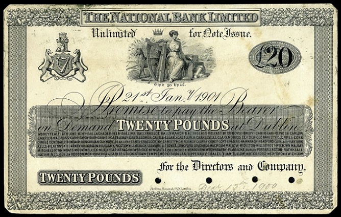 National Bank 20 Pounds Proof 21st January 1901.jpg