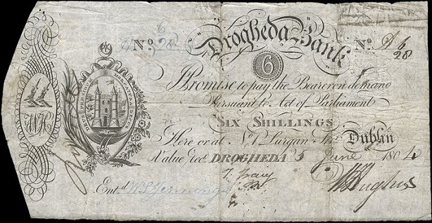 Drogheda Bank 6 Shillings 5th June 1804.jpg