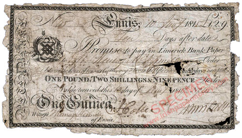 Ennis-Bank-1-pound-2-shillings-and-9-pence-10-July-1815.jpg