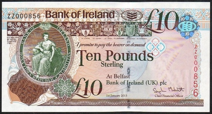 Bank of Irel andI 10 Pounds Replacement1st Jan. 2013 Matchett.jpg