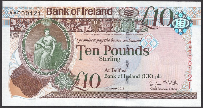 Bank of Ireland 10 Pounds 1st Jan. 2013 Matchett.jpg