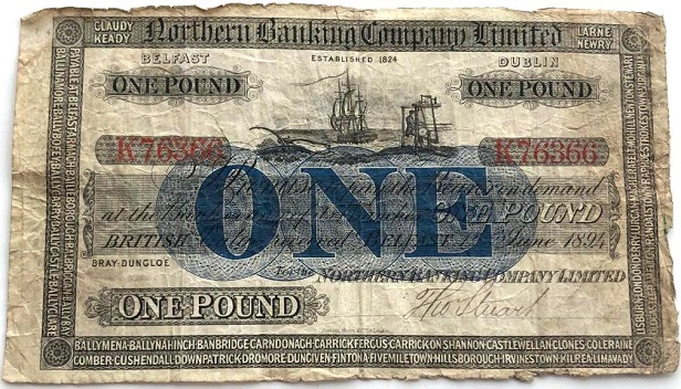 Northern Banking Company Ltd 1 Pound 1st June 1894 Thomas Stuart.jpg