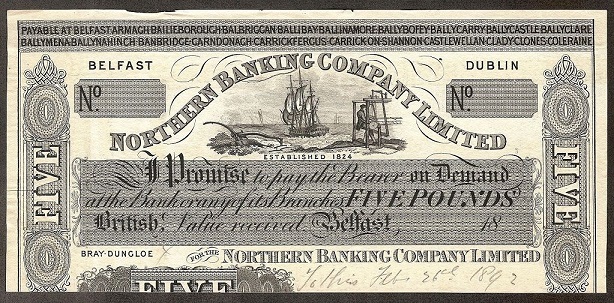 Northern Banking Company Ltd. 5 Pounds Proof ca.1892.jpg