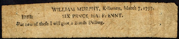 William Murphy Killarney 6 Pence Halfpenny 7th March 1797.jpg