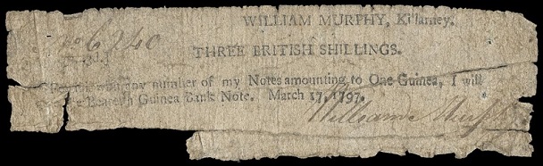 William Murphy Killarney  3 Shillings 17th March 1797.jpg