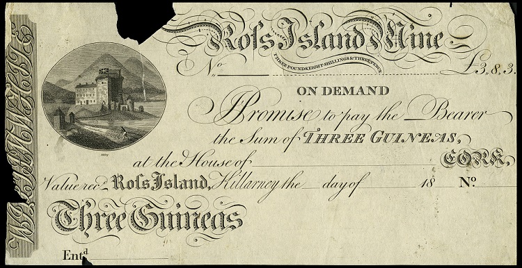 Killarney Ross Island Mining Co. 3 Guineas ca.1811-1819.jpg