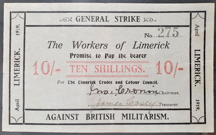 Limerick Soviet 10 Shillings 1919 No. 275.jpg