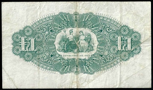 Provincial Bank 1 pound 1st Aug 1935 Forde Reverse.jpg