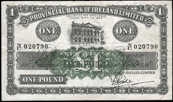 Provincial Bank 1 Pound 1st Aug 1935 Forde.jpg