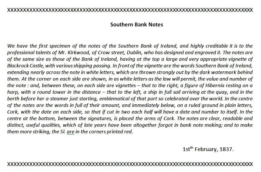 Southern Bank Notes Freeman's Journal 1st Feb. 1837.JPG