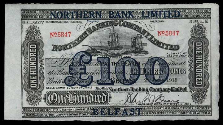 Northern Banking Company 100 Pounds 2nd June 1919 H.J.Craig.jpg