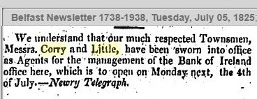 Corry & Little Notice 1825.JPG