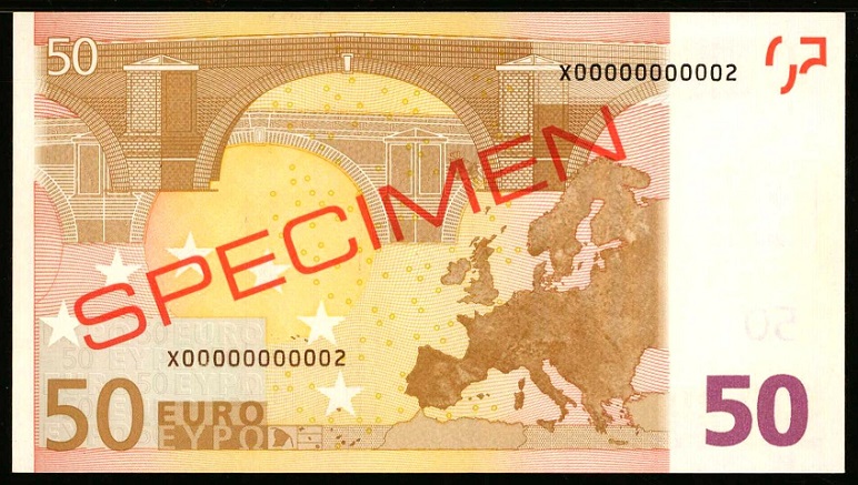 50 Euro Specimen 2002 Duisenberg Germany Reverse.jpg