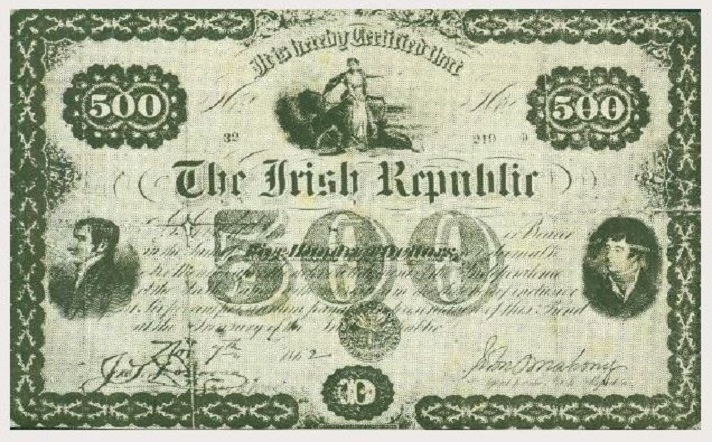 Fenian Bond 500 Dollars 7th Nov. 1862 O'Mahony.JPG