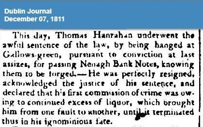 Nenagh Bank 1811 Notice.JPG