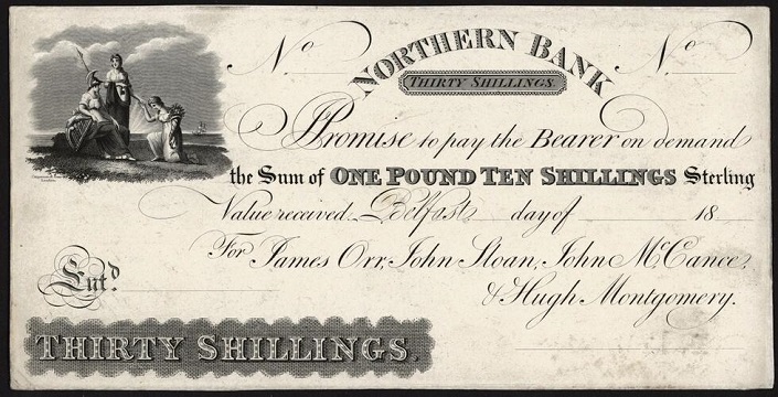 Northern Bank James Orr & Co. 30 Shillings ca.1820-1824.jpg