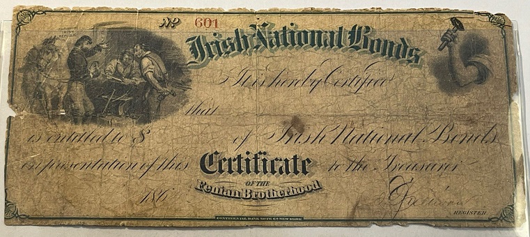 Irish National Bond ca.1866 Unissued.jpg