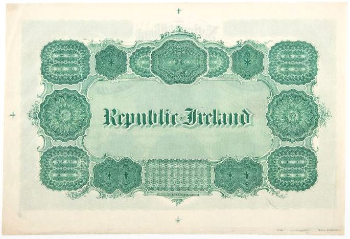 Fenian Bond 500 Dollars Unissued  O'Sullivan Scanlan ca. 1866 Reverse.JPG