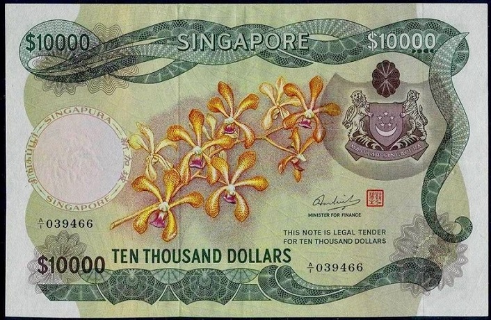 Singapore Board of Commission of Currency 10,000 Dollars Orchid Series ca.1973.jpg