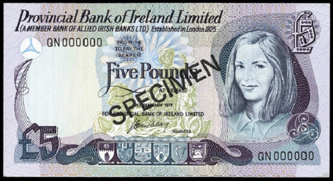 Provincial Bank 5 Pounds Specimen 1st Jan 1977  McClay.jpg