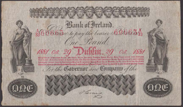 Lot-223.-Bank-of-Ireland,-£1,-29-October-1881.jpg