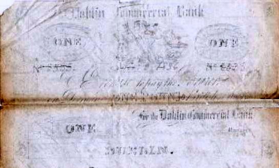 Dublin Commercial Bank  1 Pound Sketch 1836.JPG