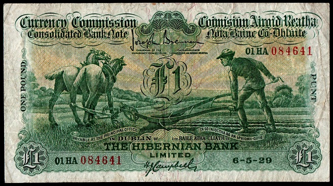 Hibernain Bank 1 Pound 01HA 6th May 1929.jpg