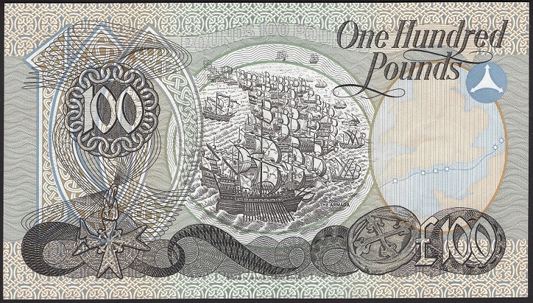 Provincial Bank 100 Pounds 1st March 1981 Hollway Reverse.jpg