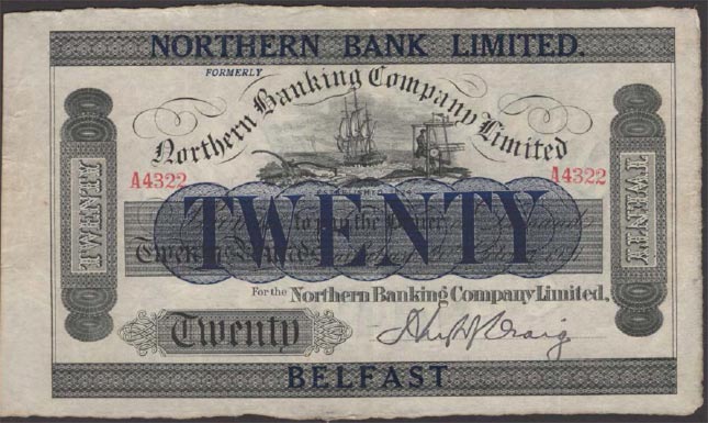Lot-431-Northern-Bank-Limited-£20-overprint-20-October-1921.jpg