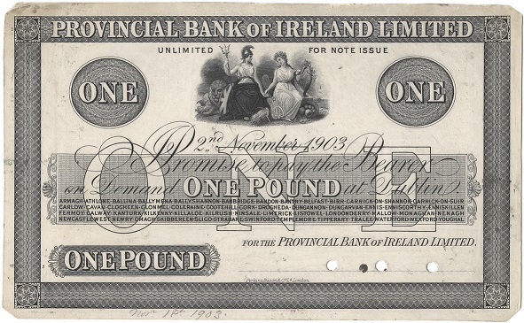 Provincial Bank 1 Pound  Proof 2nd Nov. 1903.jpg