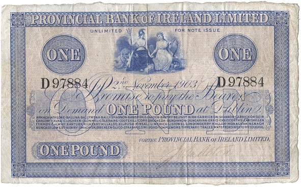Provincial Bank 1 Pound 2nd Nov 1903 John Alton.jpg