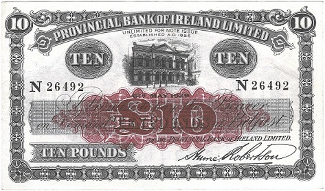 Provincial Bank 10 Pounds 6th May 1929 Robertson.jpg